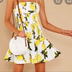 Red Dress Boutique lemon smock dress